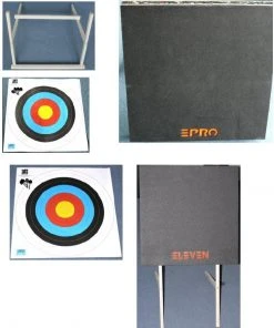 Shop-halona Bogensport Eleven SET Bogenständer Mit Zielscheibe 60x60