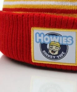 Shop-halona Beanie Howies Eishockey Alberta Clipper Mütze Rot/gelb Howies Hockey