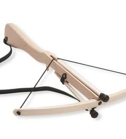 Shop-halona Armbrust Aus Holz, Historisch, 56x50 Cm, Kinderarmbrust Inkl. 2 Pfeile