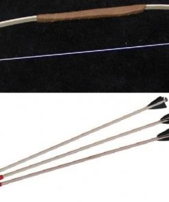 Shop-halona Pfeil Und Bogen Kinderbogen Extra Dickes Holz, 3 Pfeile Bogenschießen (junior)