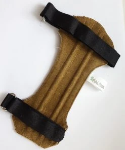 Shop-halona Armschutz F. Bogensport, Black.bulls, Aus Leder, Unterarmschutz