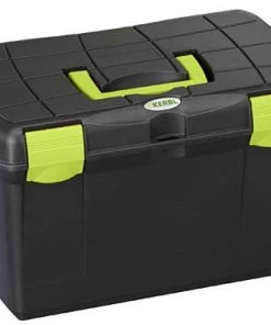 Shop-halona Kerbl Pferdeputzset 6tlg. Mit Hufkratzer, Putzkoffer, Striegel Uvm