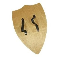 Shop-halona Rollenspiele Ritterschild, Schild Aus Holz F. Kinder Motiv Drache 49x32 Cm