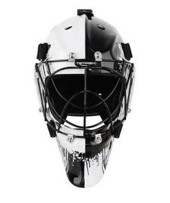 Shop-halona Floorball Helm IFF Zertifiziert Für Torwart, Torhüter Unihockey Senior White Torwartmaske