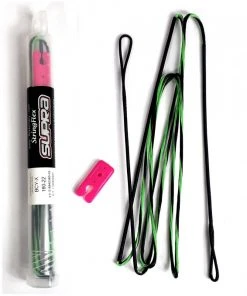 Shop-halona Sehne Supra 8125 Stringflex Schwarz/neon Grün 64-72 Zoll