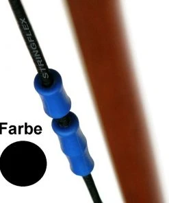 Shop-halona 10 Finger Protector Bogensport FlexArchery Nachfüllset Fingerprotektor SCHWARZ