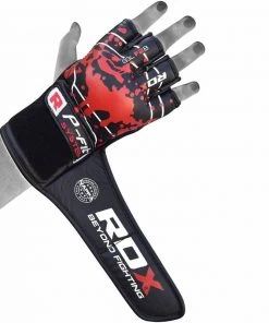Shop-halona Outdoor - Fitness RDX Gym Grappling Blood Double Strap Handschuh Fitness