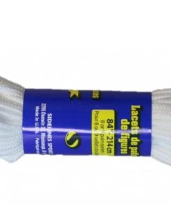 Shop-halona Schnürsenkel Schlittschuhe Eiskunstlauf Weiß/schwarz214-274cm