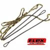 Shop-halona Sehne Flex Dacron Recurve Classic Schwarz/gelb 46-72 Zoll 10-16 Strang Bogensport
