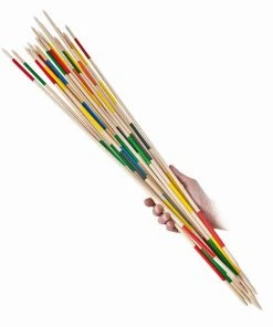 Shop-halona Fun Und Spiel Riesen Deko Mikado 80 Cm Weiss Natur