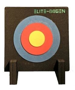 Shop-halona Bogensport Zielscheibe Mit Ständer 60x7 Cm Bis 45 Lbs Inkl. FITA Auflage Zielscheiben