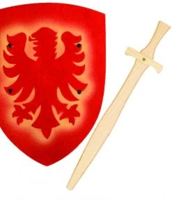 Shop-halona Schwert Und Schild Aus Holz Als SET, Holzschwert Rollenspiele