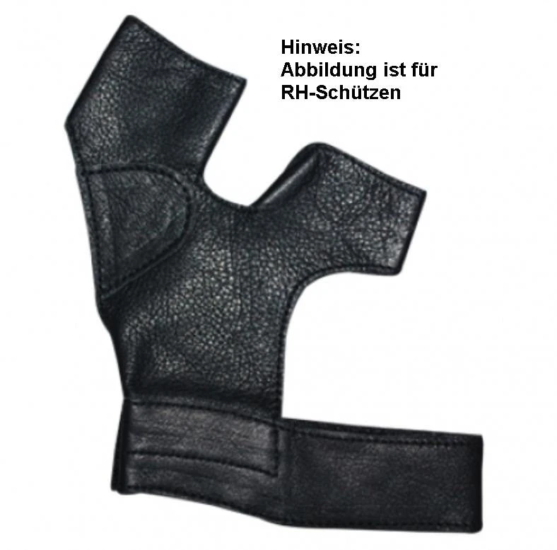 Shop-halona Bogenhandschuh Traditionell Leder F. LH Schützen Black.bulls Schwarz Fingerschutz 3 Shop-halona Bogenhandschuh Traditionell Leder F. LH Schützen Black.bulls Schwarz Fingerschutz