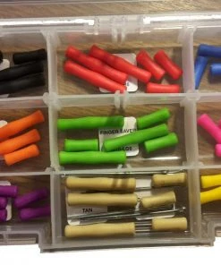 Shop-halona Profiset Box Finger-Protector 27 SETs, Ersetzt Nockpunkt Fingerschutz Bogensport