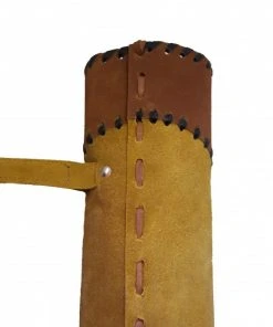 Shop-halona Seitenköcher Leder, Black.bulls Köcher F. Bogensport, Pfeileköcher