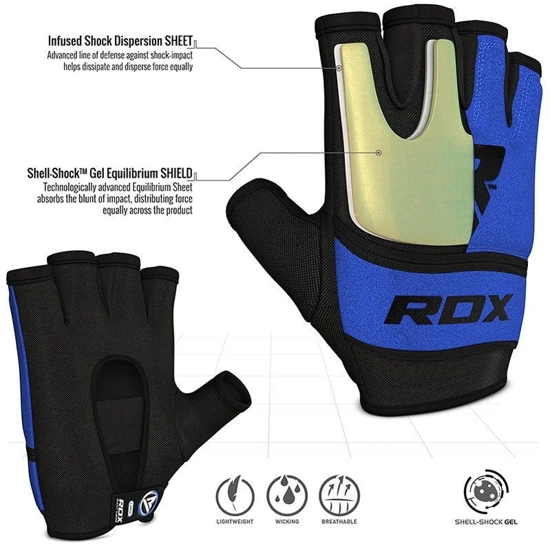 Shop-halona Outdoor - Fitness RDX Grappling Handschuh Gel X6 Blau S-XL 5 Shop-halona Outdoor - Fitness RDX Grappling Handschuh Gel X6 Blau S-XL