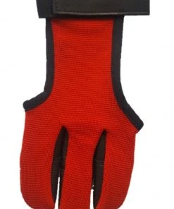 Shop-halona Bogensport Bogenhandschuh BLACK.BULLS Colore Rot S-XL