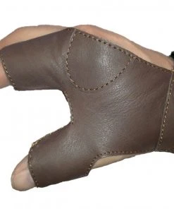 Shop-halona Bogensport Bogenhandschuh Traditionell Leder F. LH Schützen Black.bulls