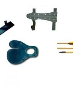 Shop-halona Bogensportset Halona, Köcher, Pfeile, Armschutz, Fingerschutz S Jugend