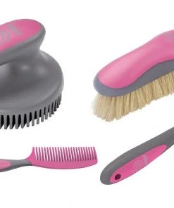 Shop-halona Oster Pferdeputzset 4tlg Pink