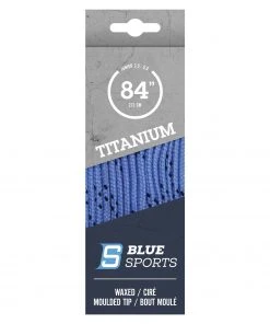 Shop-halona Titanum Schnürsenkel Eishockey Gewachst 96-120 Zoll Blau