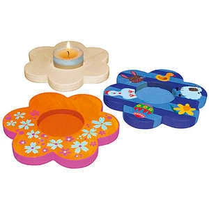 Shop-halona Teelichthalter Blume 3er Set, Zum Basteln Spiele 5 Shop-halona Teelichthalter Blume 3er Set, Zum Basteln Spiele