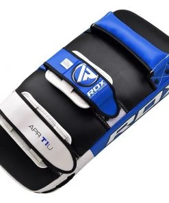 Shop-halona RDX T1 Curved Thai Kick Pad Schlagpolster Kampfsport Unterarm Blau