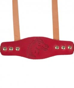 Shop-halona Pferdeleine, Laufleine Mit Glöckchen Aus Reinem Leder, Natur Oder Rot Spiele