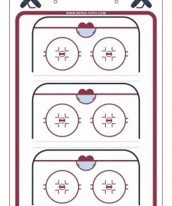 Berio Eishockey Torwart Coach Taktiktafel Goalie Board DIN A4