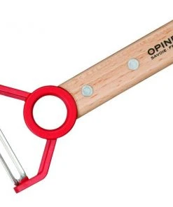 Shop-halona Freizeitmesser Schäler F. Kinder, Gemüseschäler Opinel Le Petit Chef, Sparschäler, Rostfrei