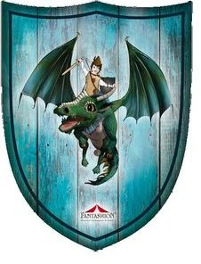 Shop-halona Holzschild, Drache, Ritter Schild F. Kinder V. Fantashion Rollenspiele