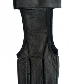 Shop-halona Schießhandschuh, Bogenhandschuh Marmoriert Echtleder Black.bulls Von Halona