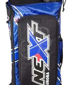 Shop-halona Rucksack F. Bogensport, Recurvebogen Tasche Aurora Next Archery Bag Black-blue