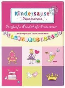 Shop-halona Spiele Kindergeburstag SET, Geburtstag Partybox Prinzessin