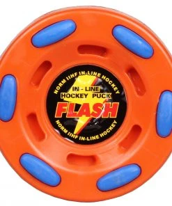 Shop-halona Puck & Bälle FLASH Inline-Hockey Puck Mit Noppen Orange/blau | Inlinehockey, Streethockey
