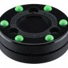 Puck & Bälle Green Biscuit Roller Hockey Puck Hockeypuck