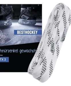 Besthockey Schnürsenkel Schlittschuhe Schnürsenkel HTX3 Pro P4 Eishockey Gwacehst Waxed 84 - 130"