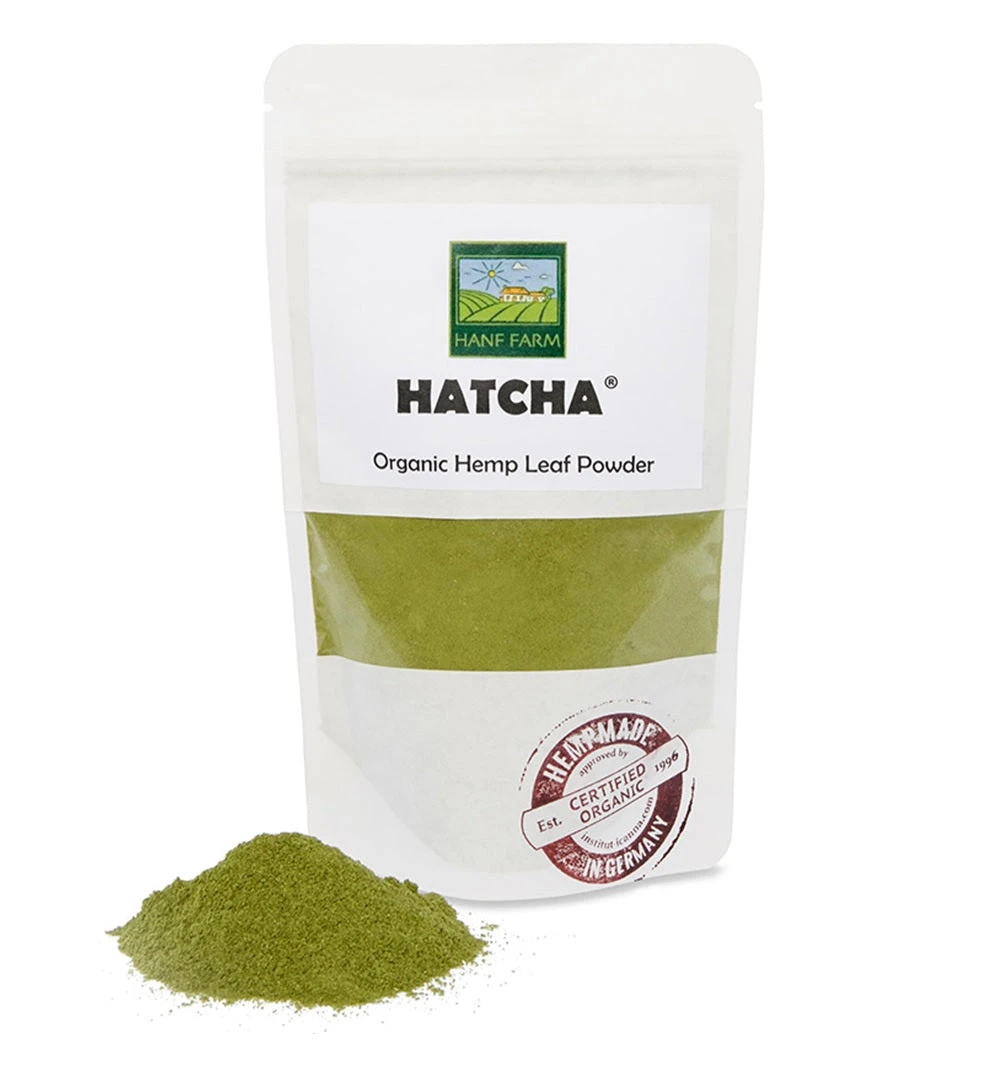 Hanf Farm Hatcha Organic Hemp Leaf Powder - Hanfblatt Pulver Aus Hanfteeblätter Natur & Trend 3 Hanf Farm Hatcha Organic Hemp Leaf Powder - Hanfblatt Pulver Aus Hanfteeblätter Natur & Trend