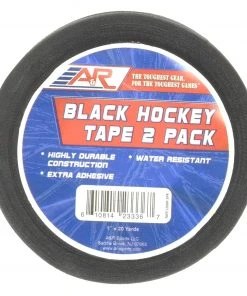 Eishockey Tape, Hockeytape Black,2er Pack A&R Sports Tape Eishockey