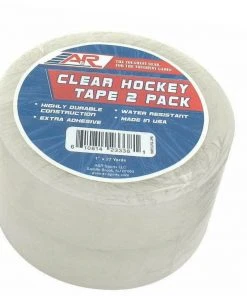 A&R Sports 2x Hockey Tape Clear 2pk Eishockeytape Stutzen Transparent