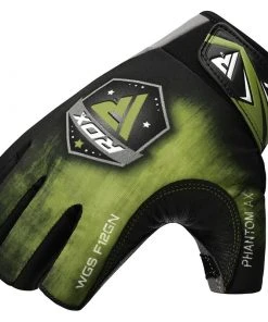 Outdoor - Fitness RDX F12 Gewichtheber Handschuhe Grün Gr. S
