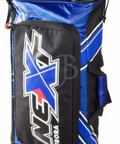 Shop-halona Rucksack F. Bogensport, Recurvebogen Tasche Aurora Next Archery Bag Black-blue