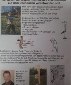 Shop-halona Bücher Bogenschießen (nicht Nur) Für Einsteiger - Das Lehrbuch Auf CD-ROM, Buch