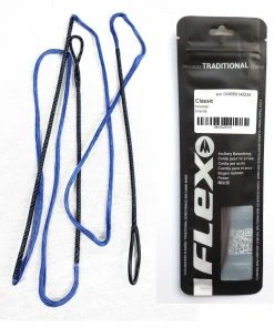 Shop-halona Flex Dacron Sehne 70" 16 Strang Classic Blau Recurvebogen Bogensport