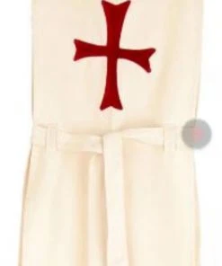 Shop-halona Rollenspiele Ritterumhang, Templerritter, Templerritter-Umhang F. Kl. Ritter, Baumwolle