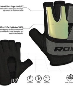 Shop-halona RDX Grappling Handschuh Gel X6 Grau S-XL Outdoor - Fitness
