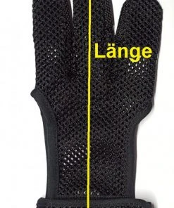 Shop-halona Fingerschutz Bogensport Netzhandschuh, Halona Mesh Lederfrei XS-XXL, Schießhandschuh