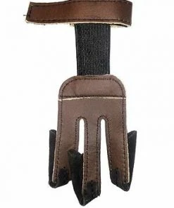 Shop-halona Schießhandschuh Halona Nubuk, Leder , Bogenhandschuß, Kuppenhandschuh Bogensport