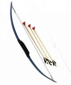 Shop-halona Fun Und Spiel Pfeil Und Bogen Farbig Mit 3 Pfeilen Aus Escheholz 80 Cm