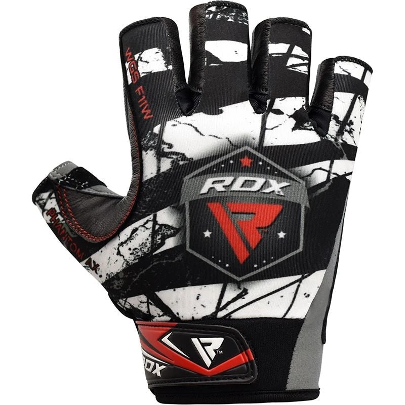 Shop-halona RDX F11 Bobybuilding Gym Handschuhe Weiß 4 Shop-halona RDX F11 Bobybuilding Gym Handschuhe Weiß